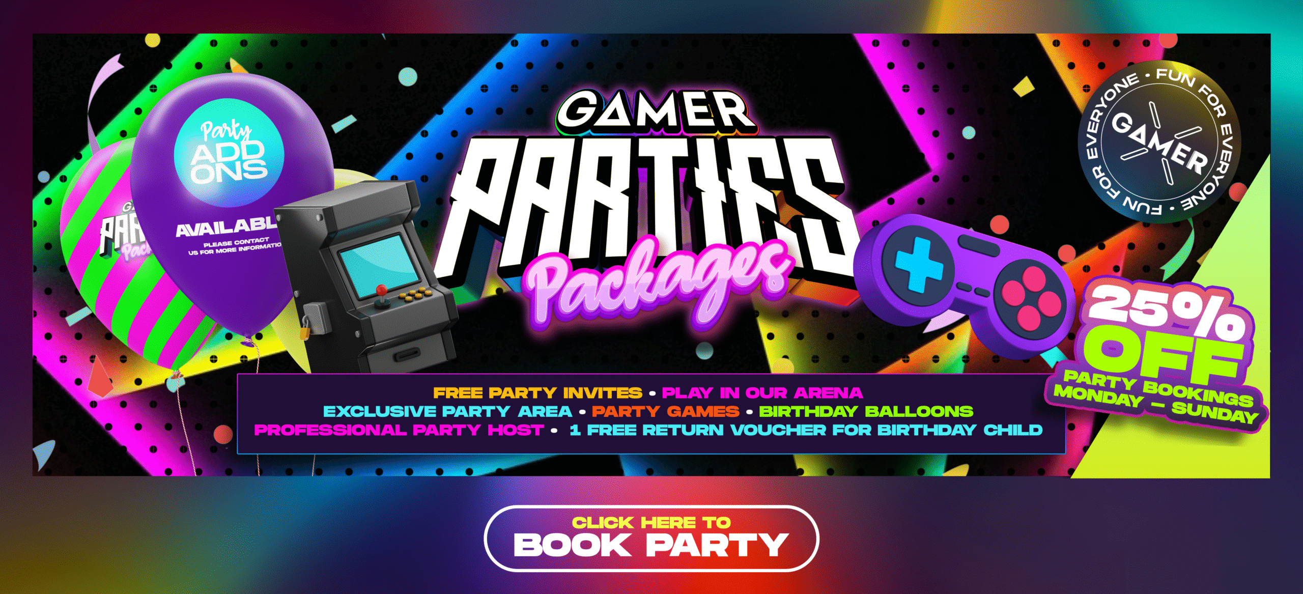25%_Gamer Party Packages _ Panel_with sticker_